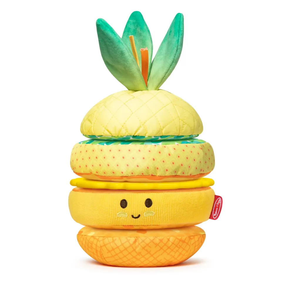 Melissa & Doug Pineapple Stapelturm Baby Ananas weich