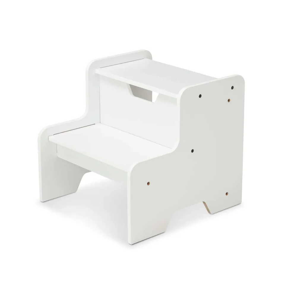 Melissa & Doug Tritthocker Holz Weiß 2 Stufen bis 45 kg