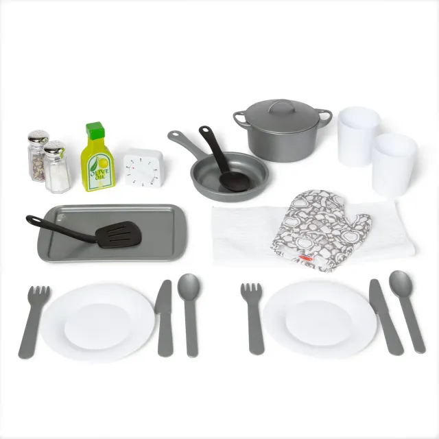Melissa & Doug Kitchen Accessory Spielküchen Set 22-tlg