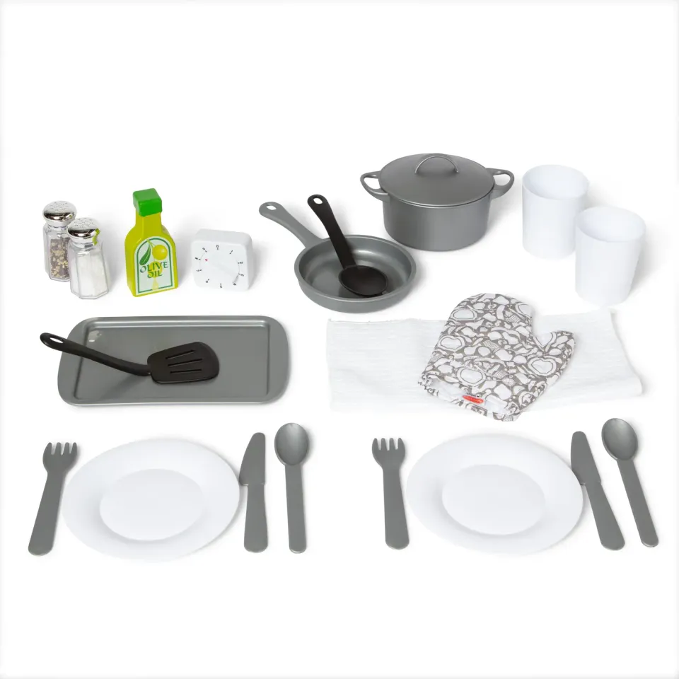 Melissa & Doug Kitchen Accessory Spielküchen Set 22-tlg