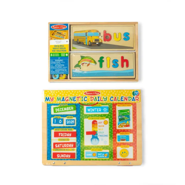 Melissa & Doug Early Learner Gift Bundle Lernset 2-teilig Kalender
