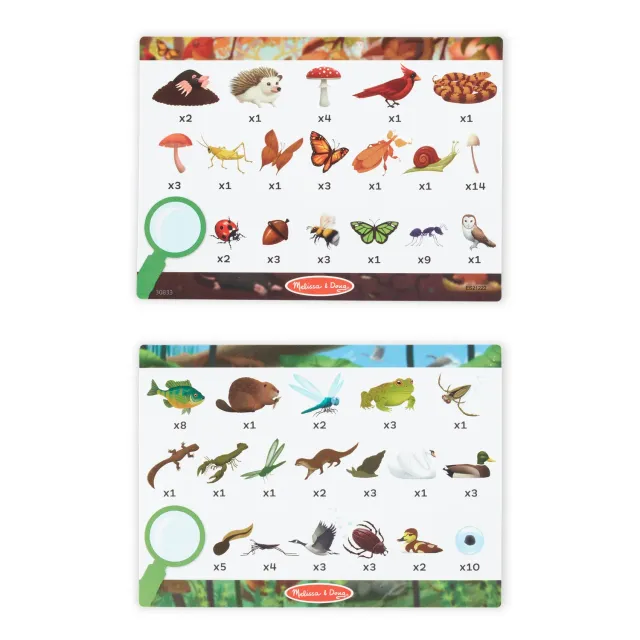 Melissa & Doug Let's Explore Suchpuzzle 48 Teile beidseitig ab 3 Jahre