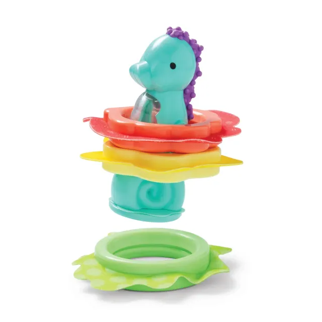 Melissa & Doug Ocean Waves Seahorse Steckspiel Baby ab Geburt