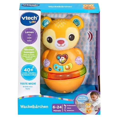 VTech Baby Wackelbärchen interaktives Spielzeug 3 Lieder