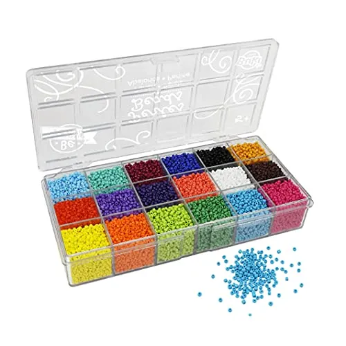 Buki Undurchsichtige Perlen PE011 Box 18 Farben 20g