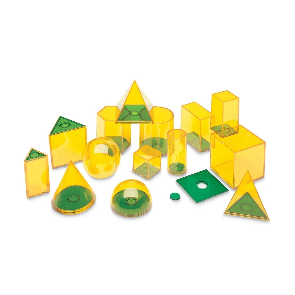 Learning Resources Relational GeoSolids Körper Set 14-teilig Volumen