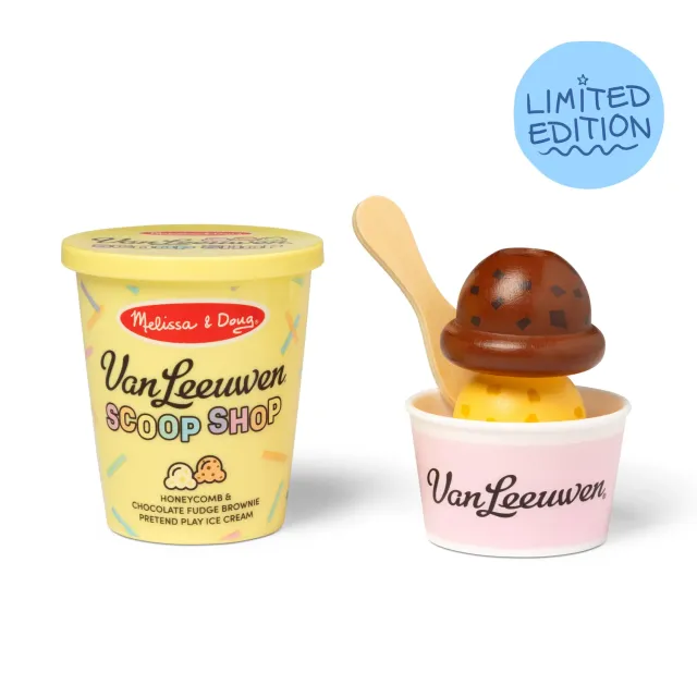 Melissa & Doug Van Leeuwen Eis-Set Kugeleis Holz