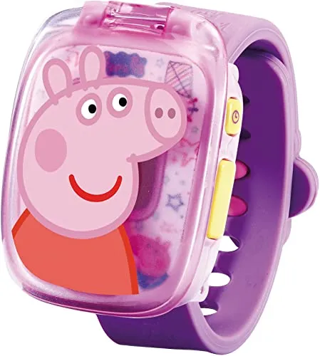 VTech Peppa Lernuhr Pink Kinderuhr mit Originalstimme