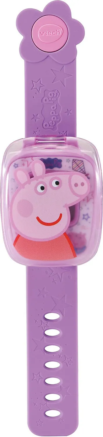 VTech Peppa Lernuhr Pink Kinderuhr mit Originalstimme