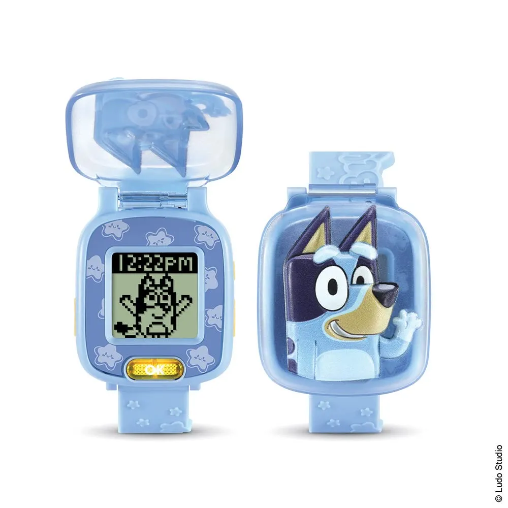 VTech Bluey interaktive Kinderuhr französisch mit Spielen
