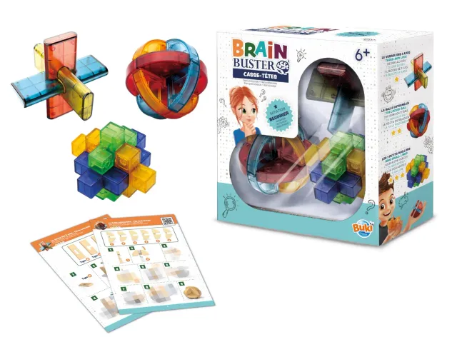 Buki 6206 Geduldsspiel Anfänger 3er-Set Metall