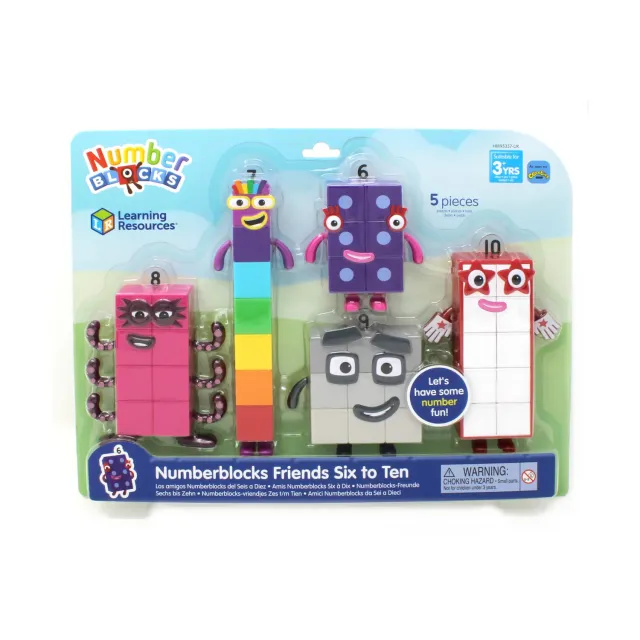 Learning Resources Numberblocks Freunde Sechs bis Zehn Spielfiguren 5er Set