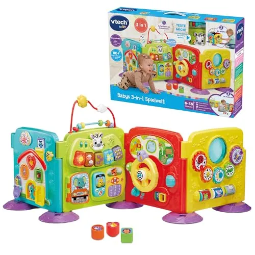 VTech Baby 3-in-1 Spielwelt Activity Board 6-36 Monate