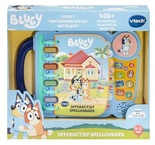 VTech Bluey interaktives Spielbuch Lernspiel ab 3 Jahren