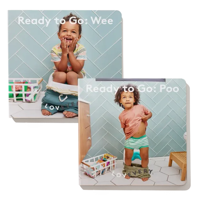 Lovevery Realist Bücherpaket Ready to Go Pee Poop 2er