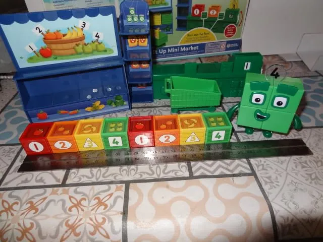 Learning Resources Numberblocks Vier Lebensmittelgeschäft Set Zählen