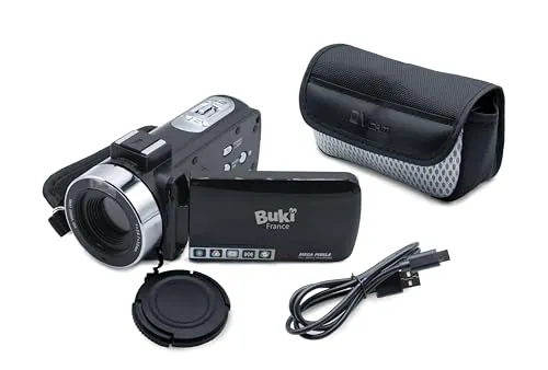 BUKI PV09 Camcorder Kinder 1080p mit 16 GB
