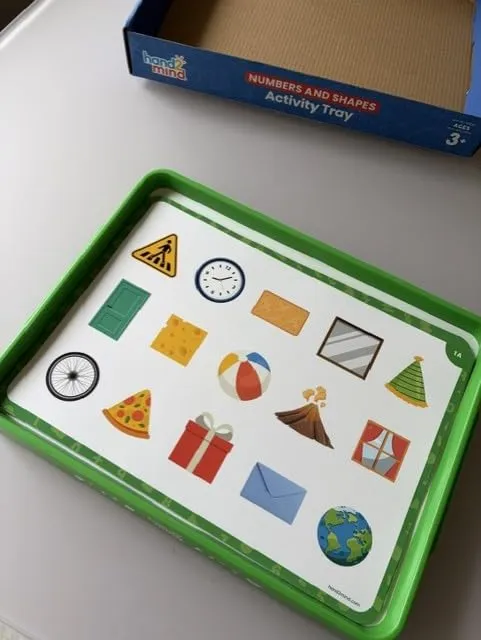 Learning Resources Zahlen & Formen Tablett Magnetspiel Vorschule