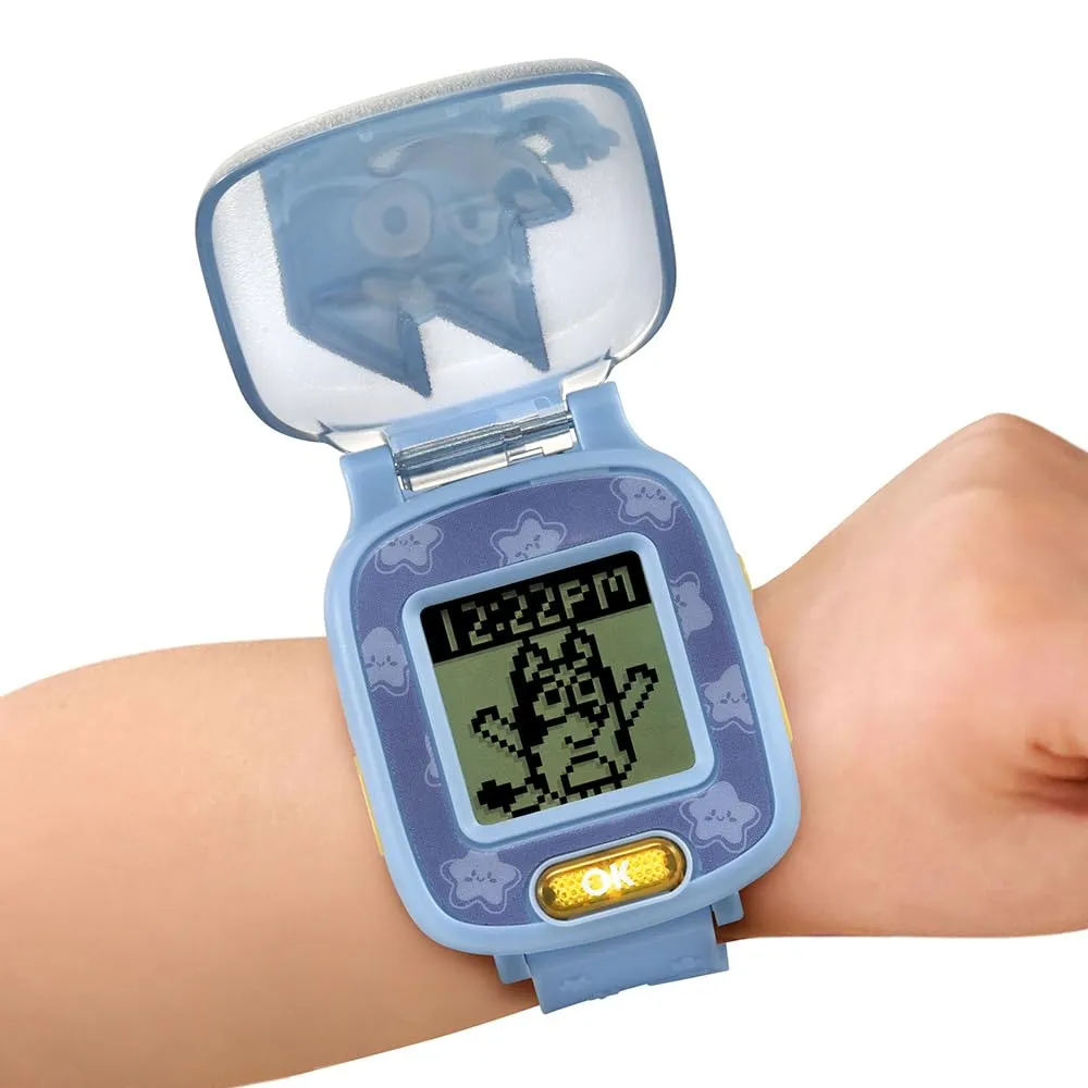 VTech Bluey interaktive Kinderuhr französisch mit Spielen