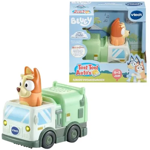 VTech Tut Tut Baby Flitzer Bluey Müllwagen Spielzeugauto
