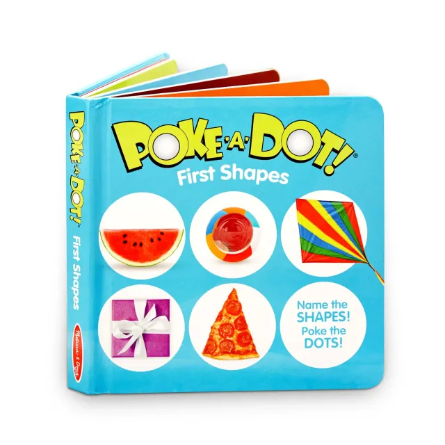 Melissa & Doug Poke-a-Dot First Shapes Pappbuch Formen ab 1 Jahr