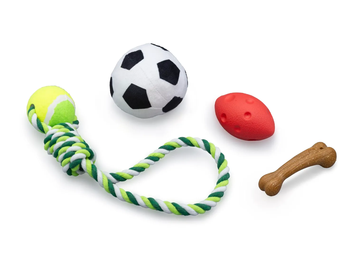 Buki Pets PET001 Hundespielzeug-Set 4-teilig Sport