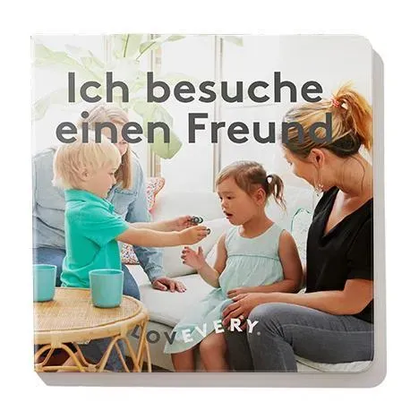 Lovevery Play Kits Ich besuche einen Freund Bilderbuch