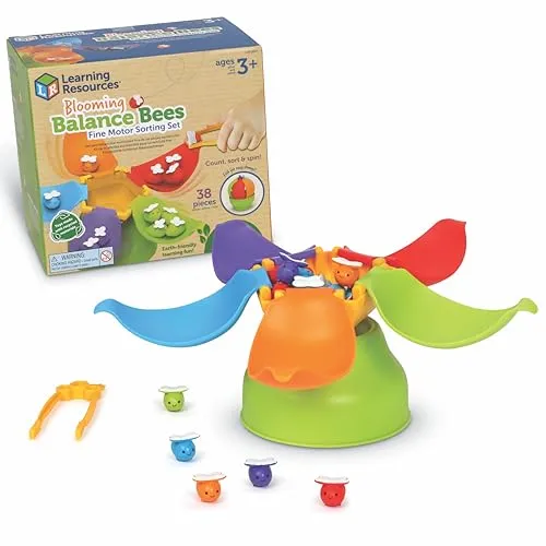 Learning Resources Skill Builders Blühende Balancier-Bienen Sortierset