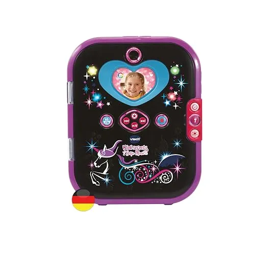 VTech Kidisecrets Selfie Music 2.0 Tagebuch schwarz mit Kamera