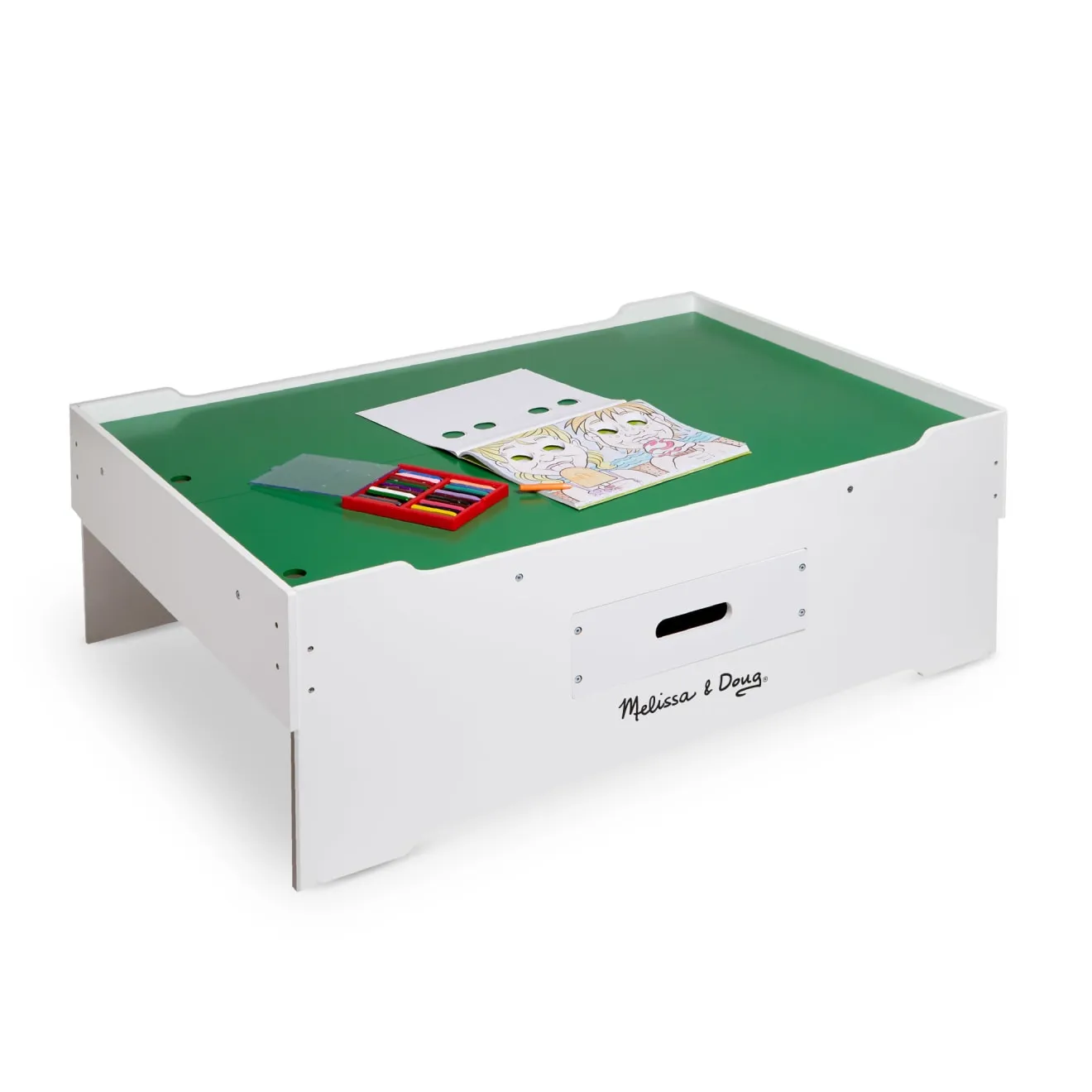 Melissa & Doug Multi-Activity Spieltisch Holz mit Schublade