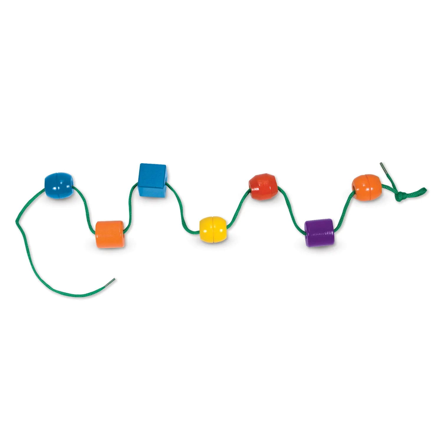 Melissa & Doug Primary Lacing Beads Fädelperlen Holz 30-tlg