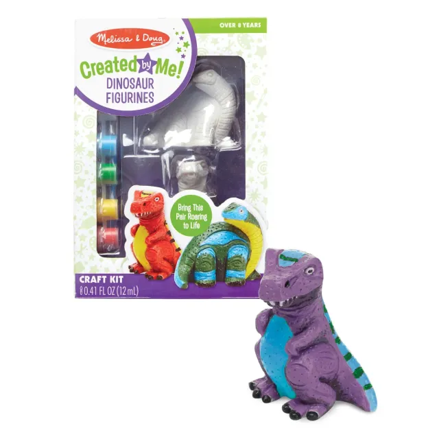 Melissa & Doug Created by Me Dinosaurier Bastelset 2 Figuren