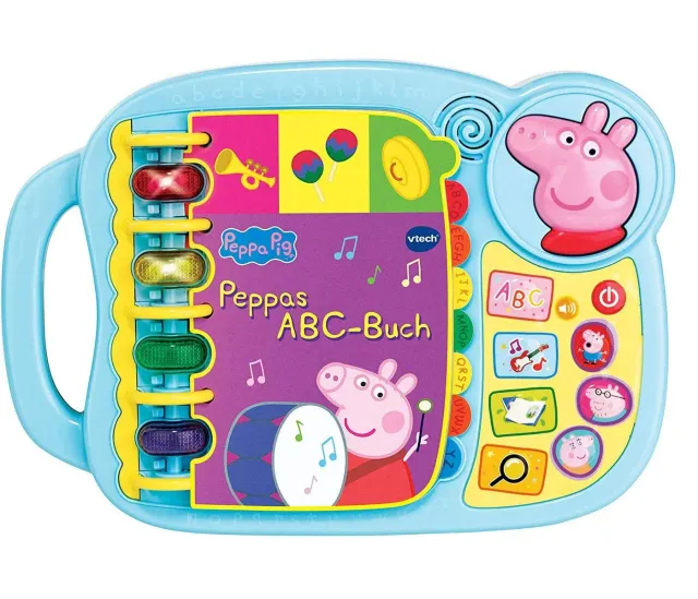 Vtech Peppas ABC-Buch Lernbuch für Kinder 2-5 Jahre