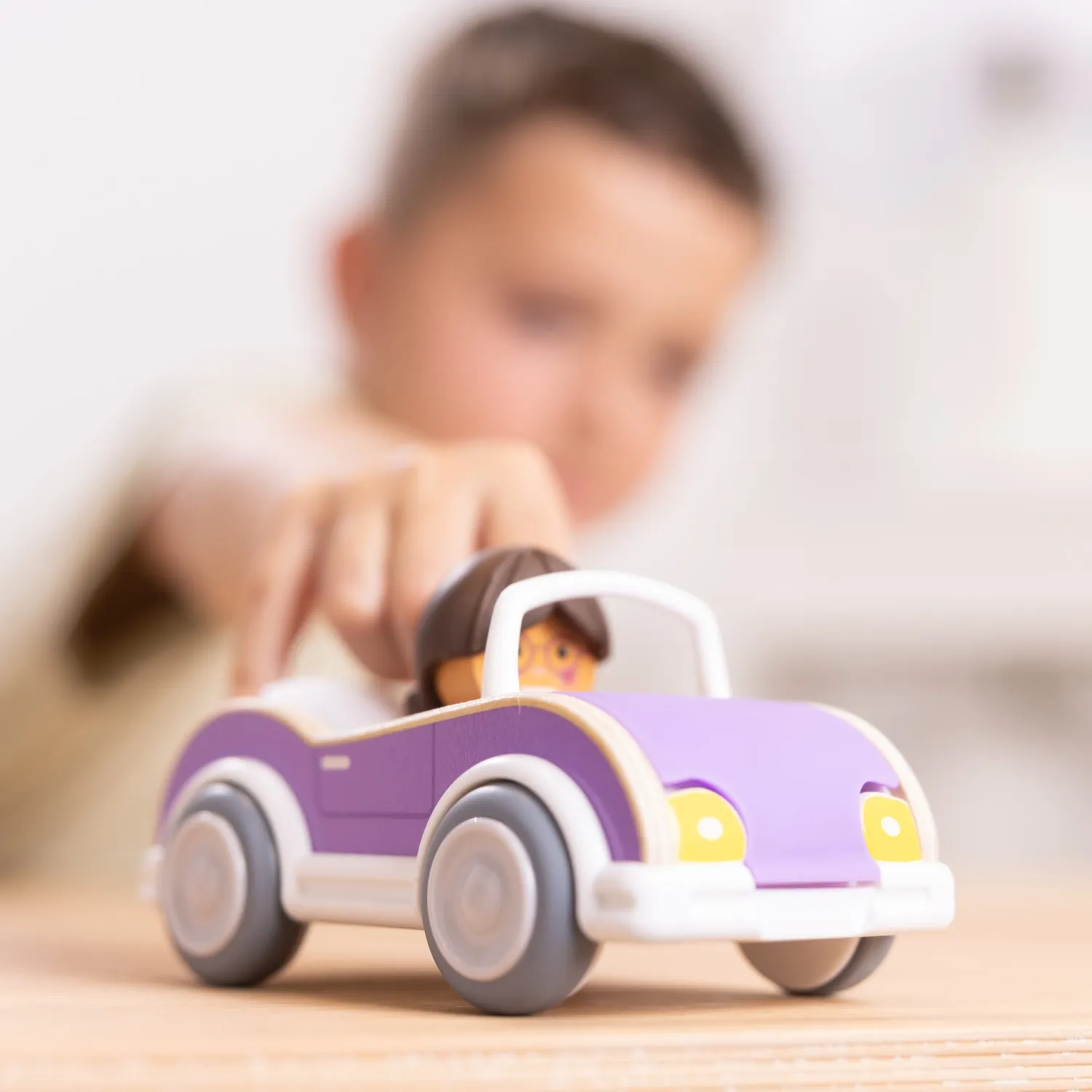 Melissa & Doug Cheery Lane Auto Spielset lila Cabrio