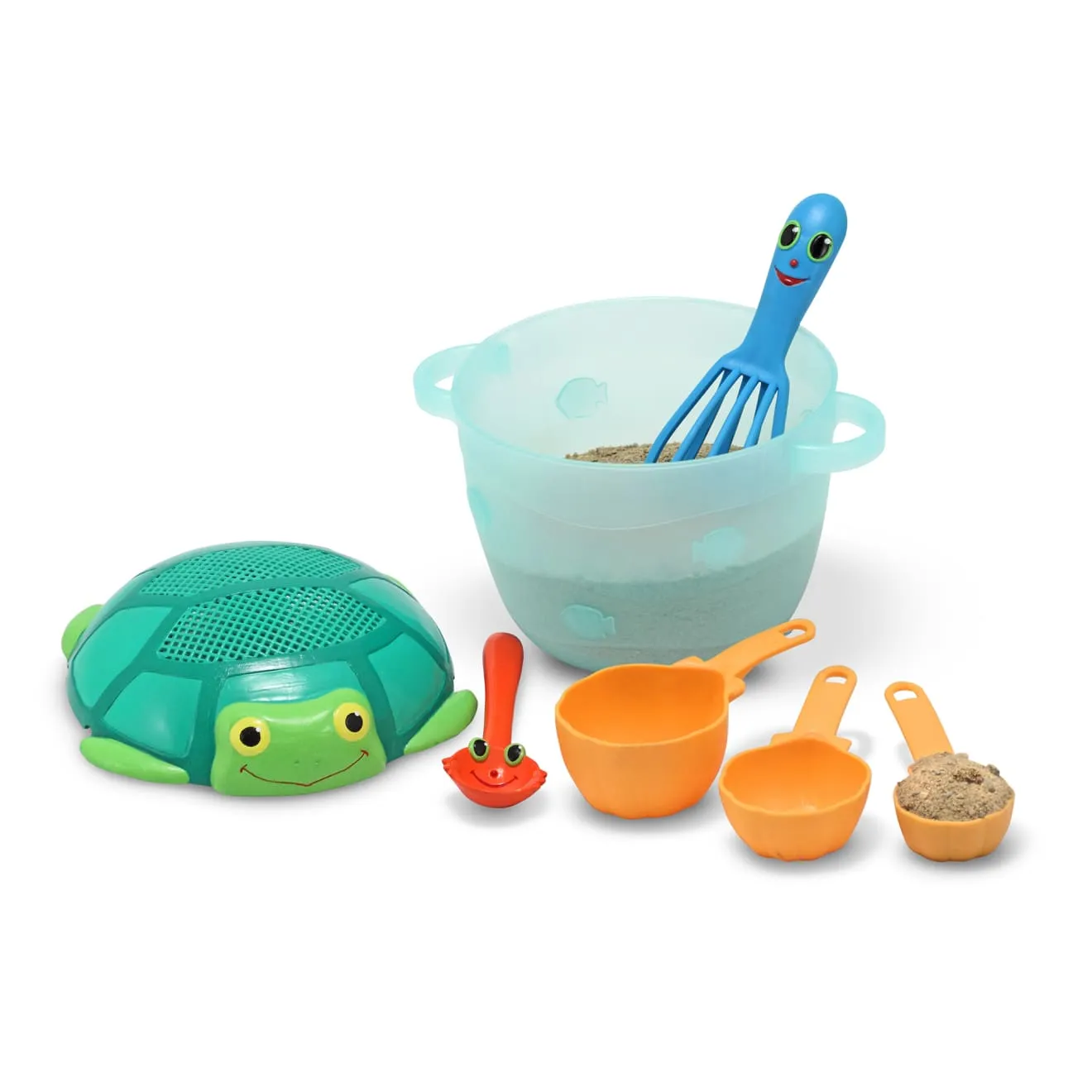 Melissa & Doug Seaside Sidekicks Sand Backset Krabbe 6-teilig