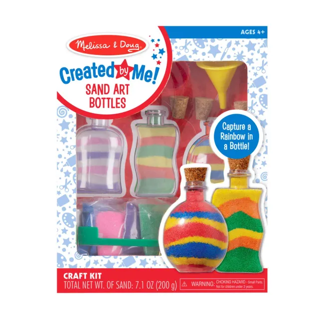 Melissa & Doug Created by Me Sand Art Bottles Bastelset Sand