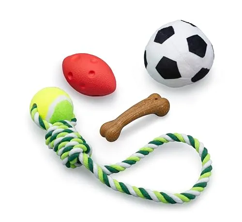 Buki Pets PET001 Hundespielzeug-Set 4-teilig Sport