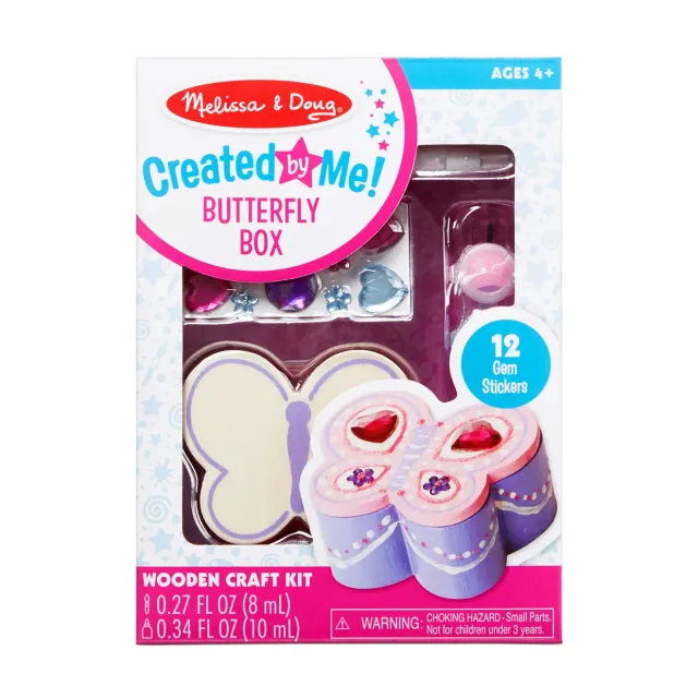 Melissa & Doug Butterfly Box Holz Bastelset Schmetterling