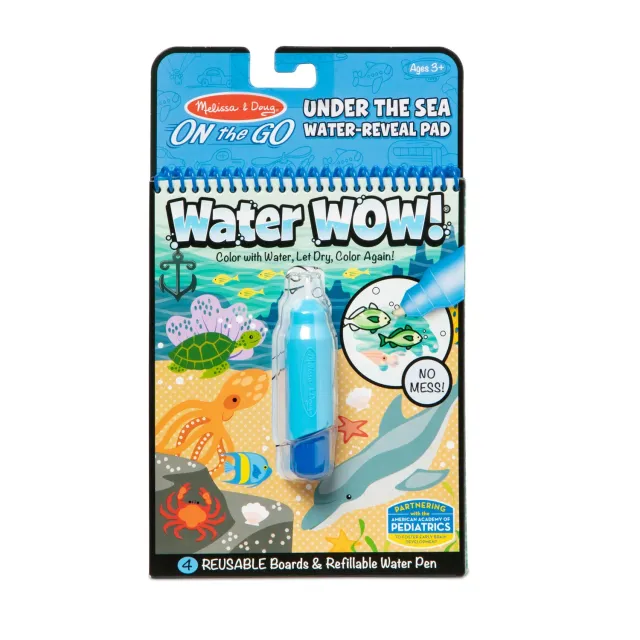 Melissa & Doug Water Wow! Under the Sea Wassermalbuch Wasserstift