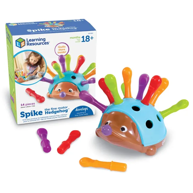 Learning Resources Spike der Igel Motorikspielzeug blau 12-teilig