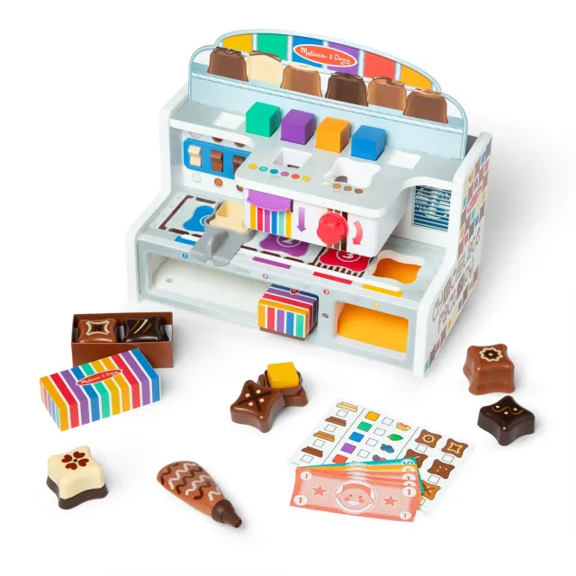 Melissa & Doug Chocolate Factory Spielset Holz Pralinen