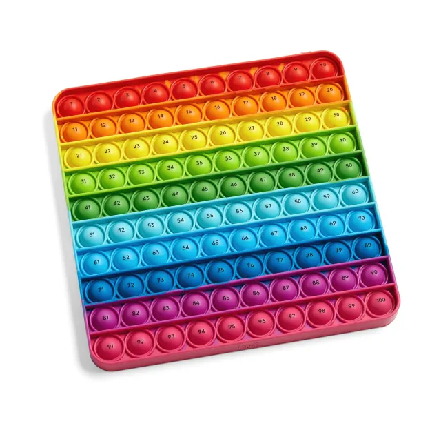 Learning Resources Poppit Hunderter Zahlenbrett Sensorikspielzeug 1-100