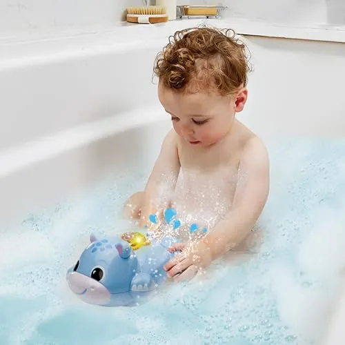 VTech Nilpferd Badespielzeug Schwimmend mit Musik Babys
