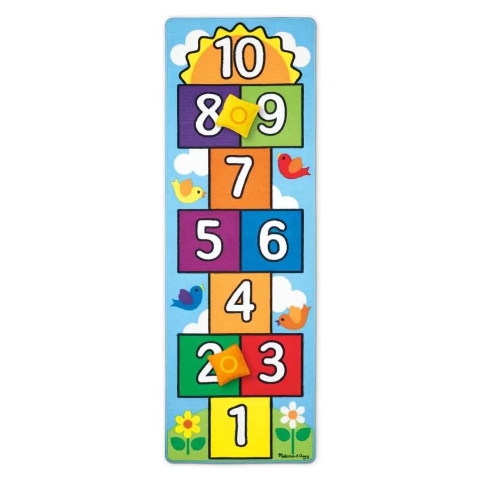 Melissa & Doug Hop & Count Hopscotch Rug Hüpfteppich