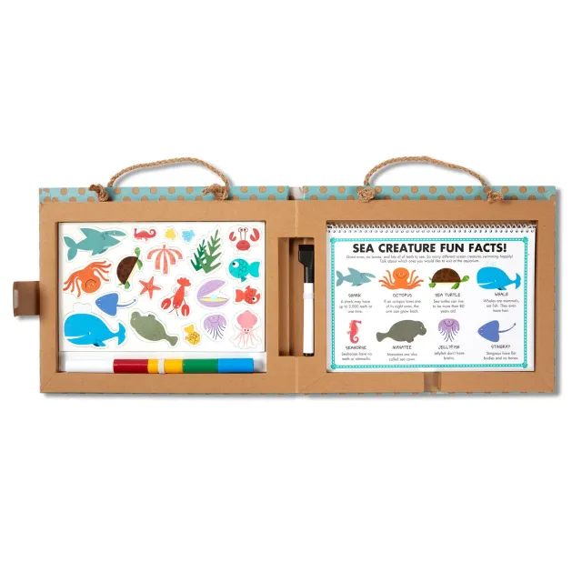 Melissa & Doug Natural Play Ozean Malset magnetisch