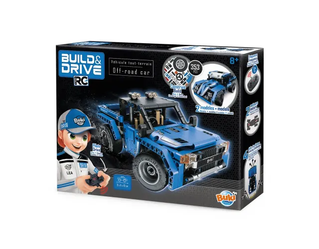 Buki France 8019 4x4 Bausatz Fernauto 2 Modelle