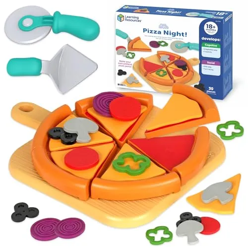 Learning Resources New Sprouts Pizzaabend Spielset 32-teilig Rollenspiel