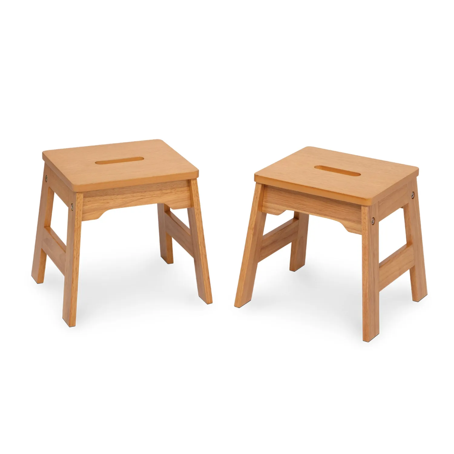 Melissa & Doug Wooden Stools Kinderhocker Holz 2er Set