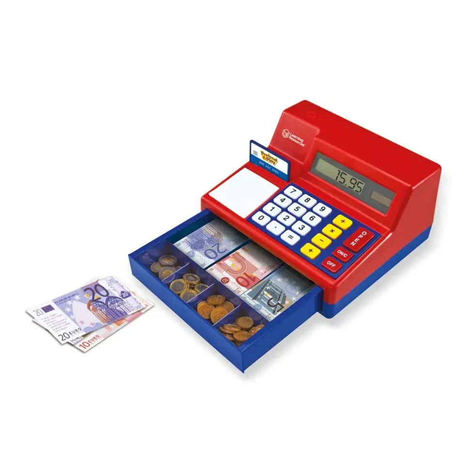 Learning Resources Kaufladenkasse Spielkasse Rot Euro