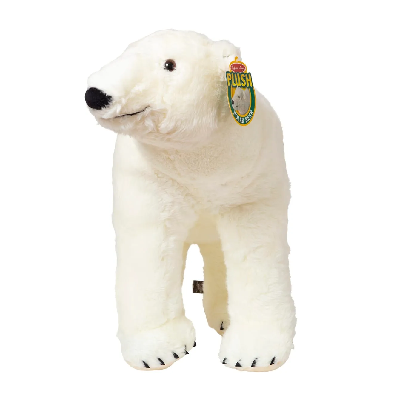 Melissa & Doug Riesen Plüschtier Eisbär weiß 90 cm